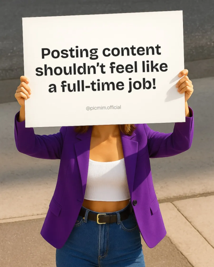 Facebook Post primer iz Picmim